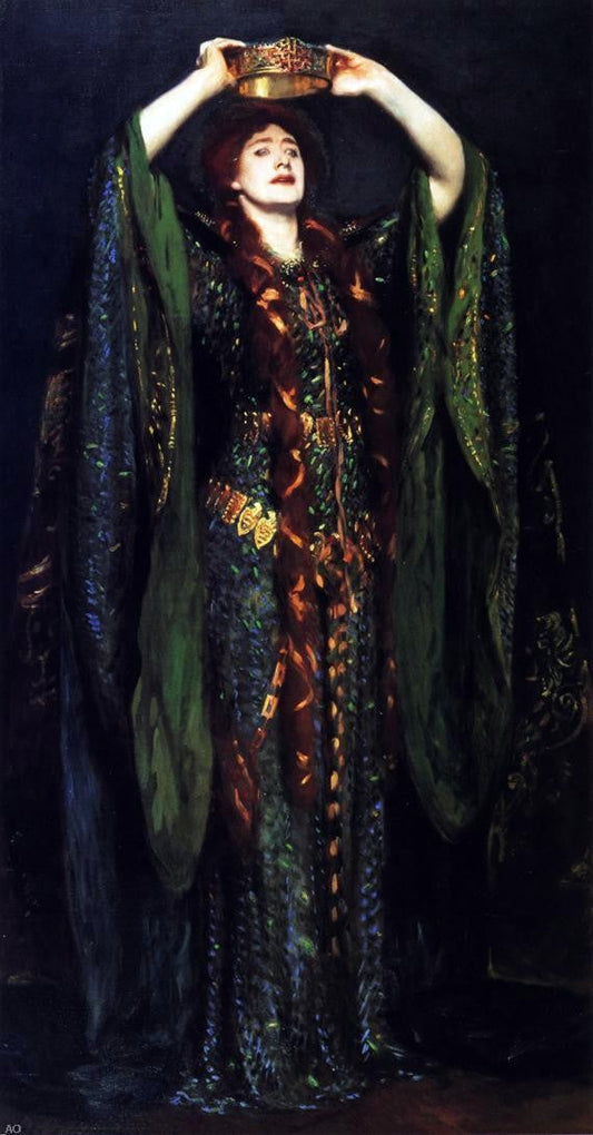  John Singer Sargent Ellen Terry as Lady Macbeth - Canvas Print