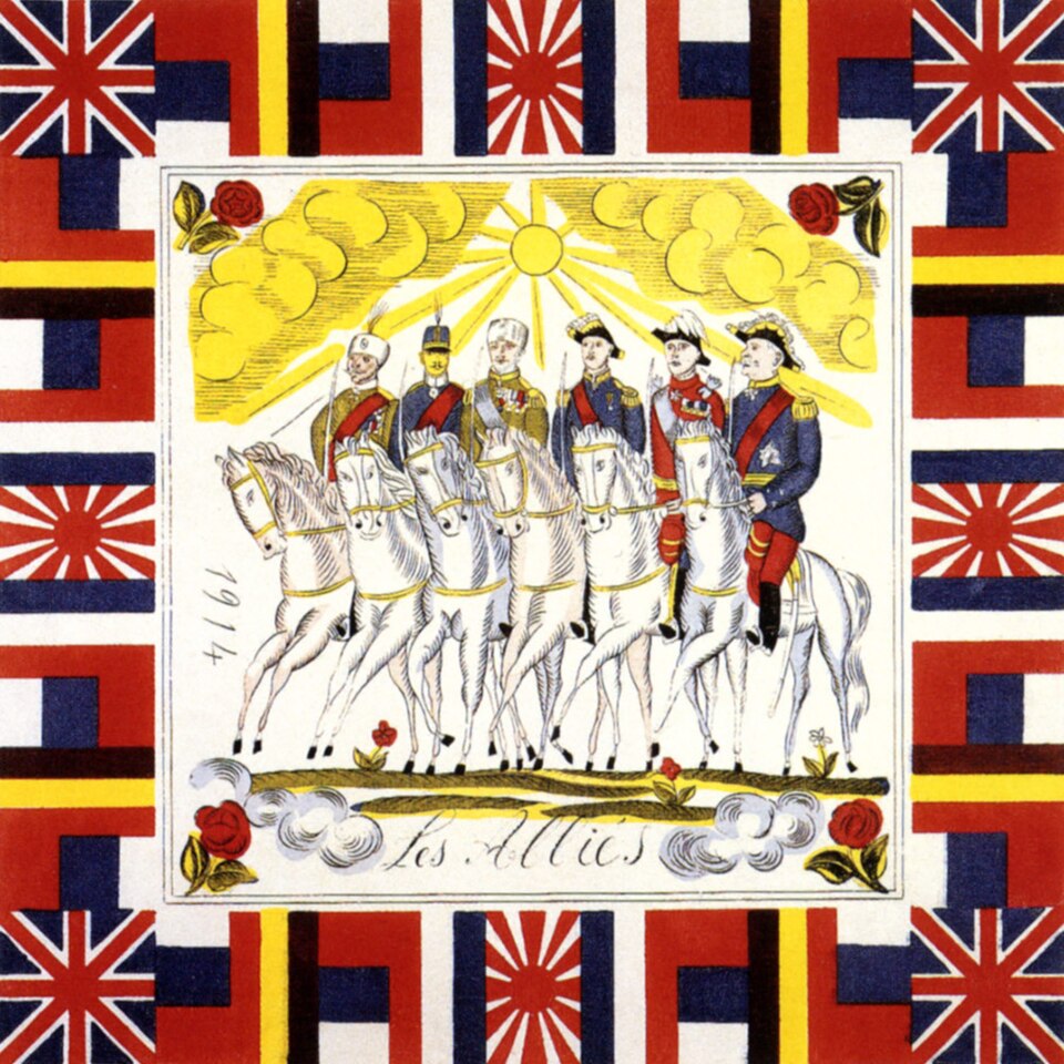 Raoul Dufy Les Allies - Canvas Print