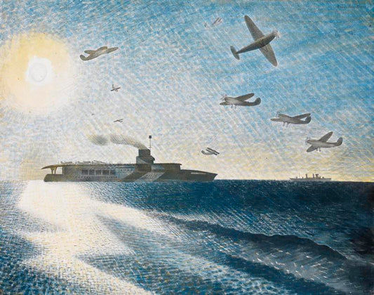 Eric Ravilious HMS Glorious in the Arctic - Canvas Print
