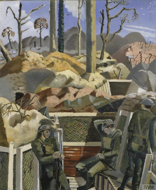Paul Nash Spring in the Trenches, Ridge Wood, 1917 - Canvas Print