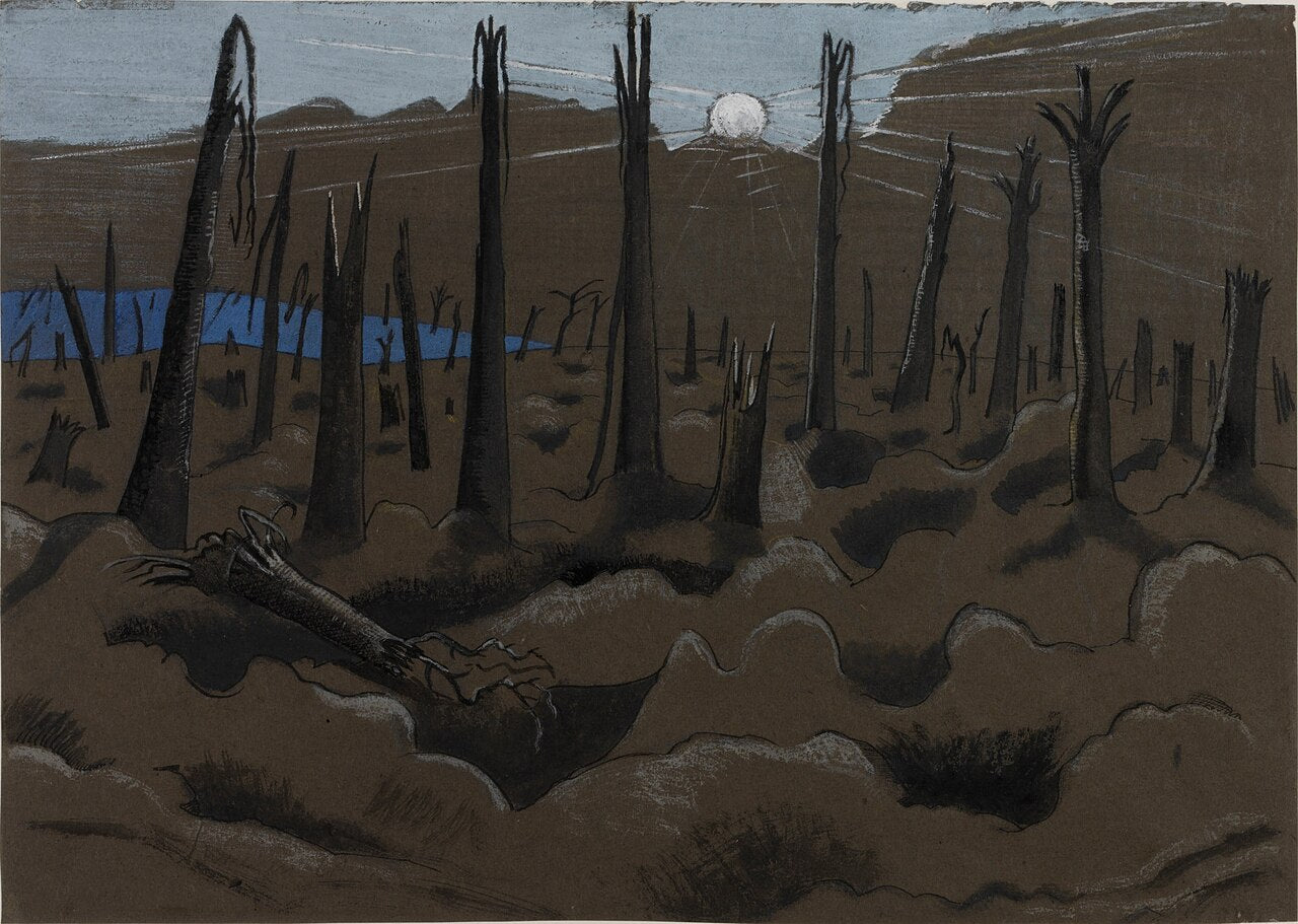 Paul Nash Sunrise, Inverness Copse - Canvas Print