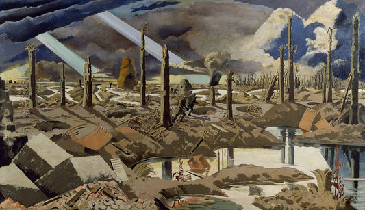 Paul Nash The Menin Road - Canvas Print