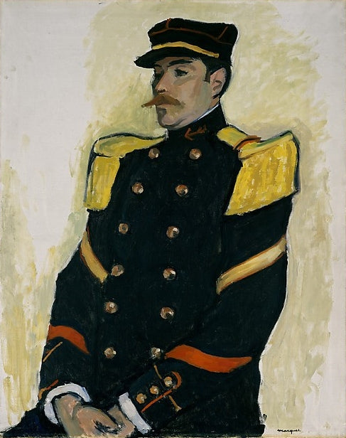 Albert Marquet Sergeant of the Colonial Regiment - Canvas Print