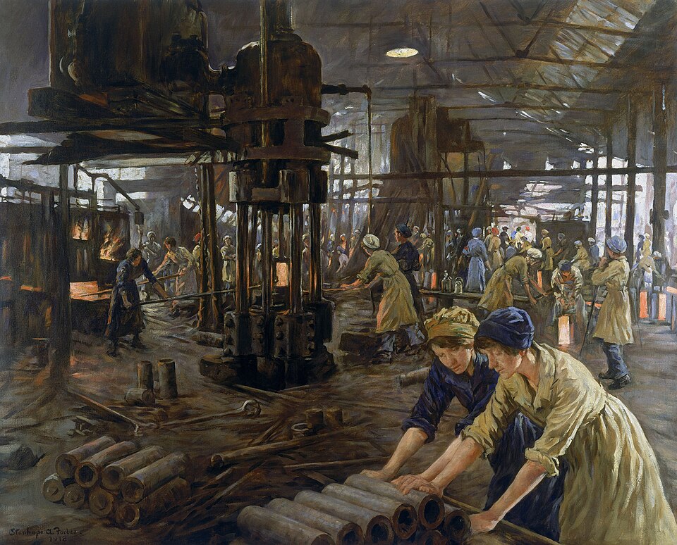 Stanhope Forbes The Munitions Girls - Canvas Print
