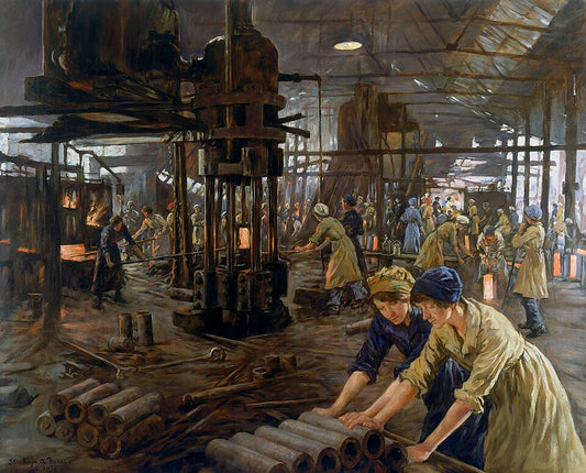 Stanhope Forbes The Munitions Girls - Canvas Print