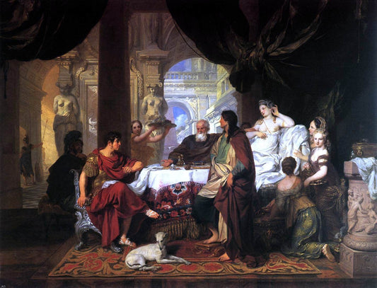  Gerard De Lairesse Cleopatra's Banquet - Canvas Print