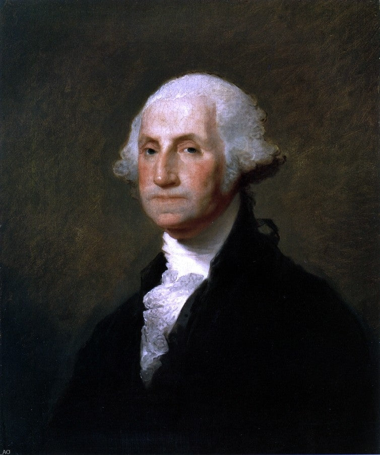  Gilbert Stuart George Washington - Canvas Print