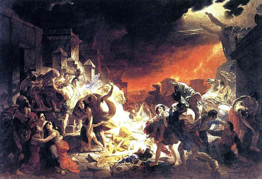  Karl Pavlovich Brulloff The Last Day of Pompeii - Canvas Print