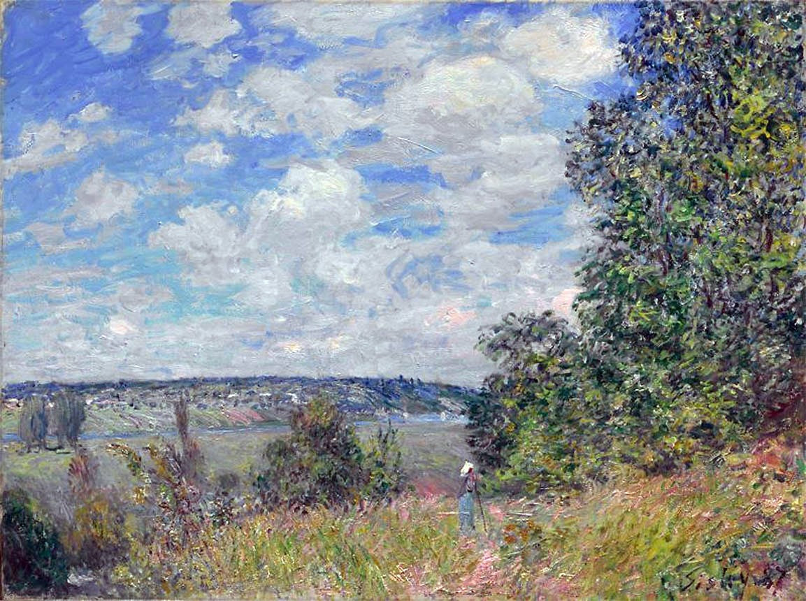  Alfred Sisley Landscape - Canvas Print