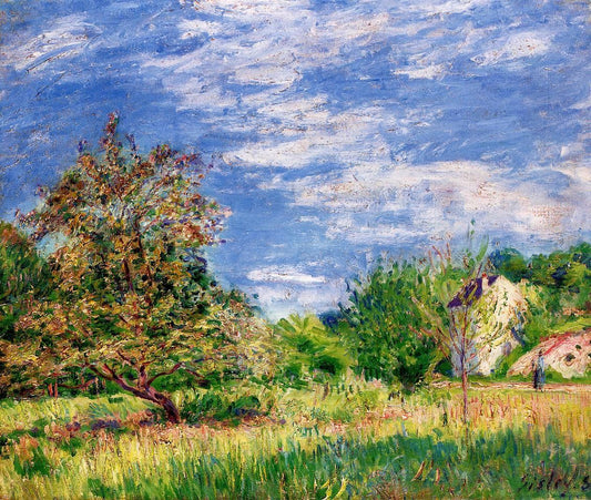  Alfred Sisley Orchard in Spring - Canvas Print