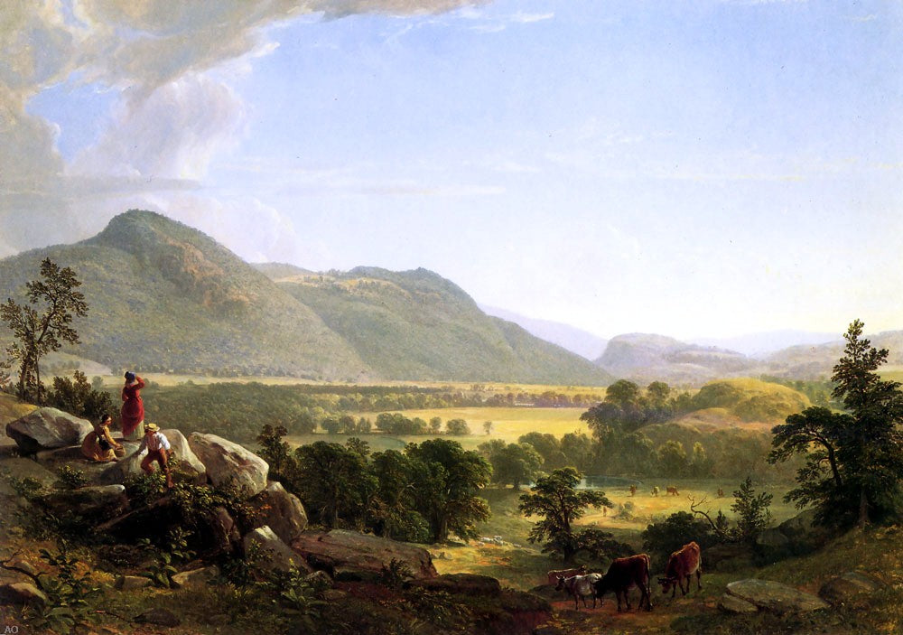  Asher Brown Durand High Point: Shandaken Mountains - Canvas Print