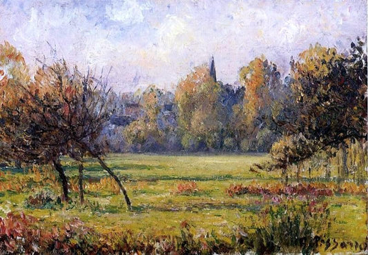  Camille Pissarro Landscape at Bazincourt - Canvas Print