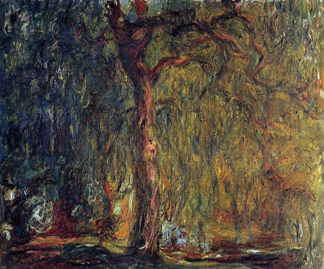  Claude Oscar Monet Weeping Willow - Canvas Print