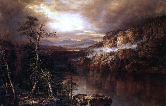  Daniel Huntington Lake Minnewaska after Showers - Canvas Print