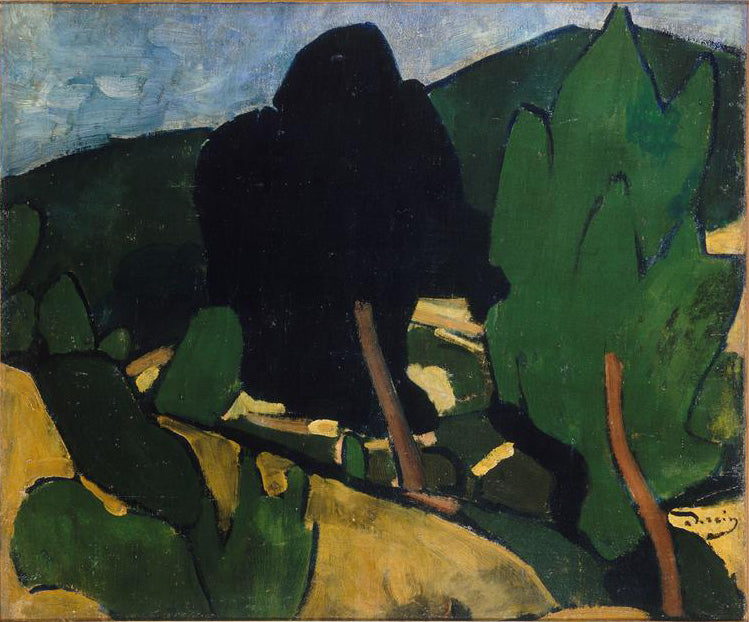 Andre Derain Paysage a Cassis - Canvas Print