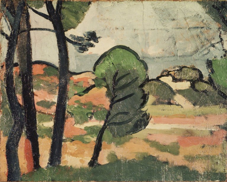 Andre Derain Landscape in Provence - Canvas Print