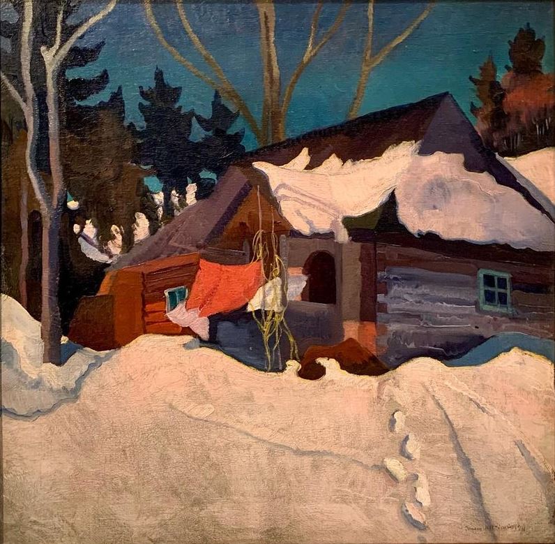 Stanislaw Ignacy Witkiewicz Winter Landscape at Zakopane - Canvas Print