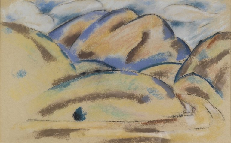 Marsden Hartley Landscape, New Mexico - Canvas Print