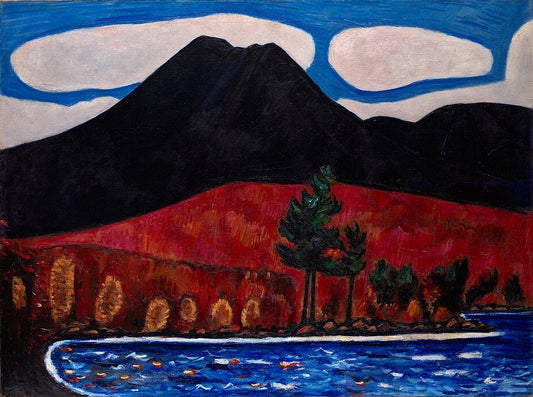 Marsden Hartley Mount Katahdin, Maine, Autumn No. 2 - Canvas Print