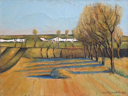 Sava Sumanovic Pred Prolece - Canvas Print