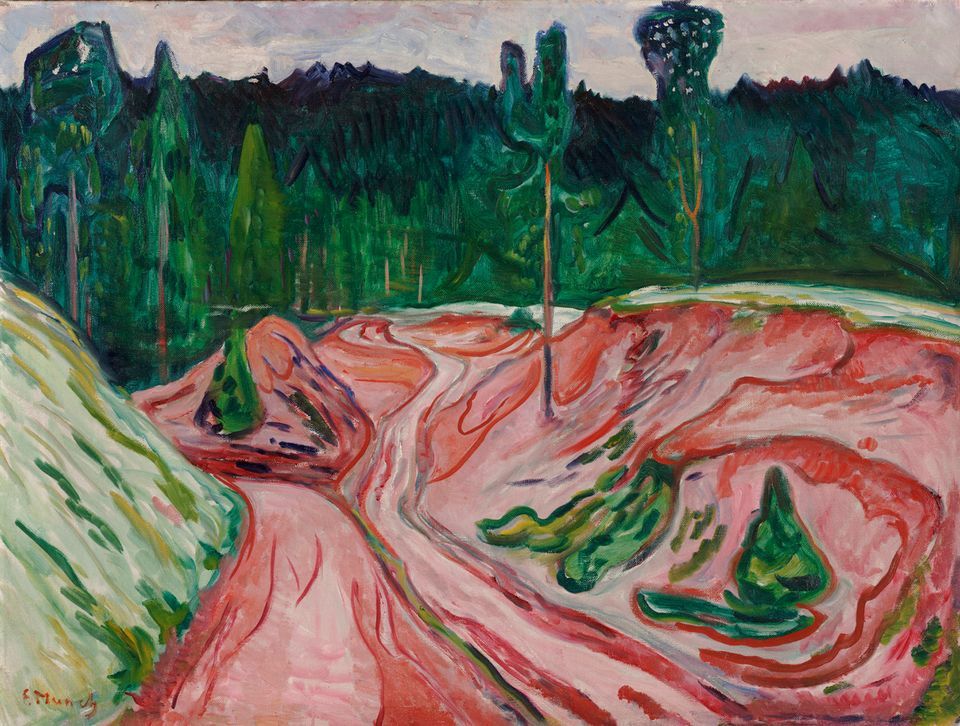 Edvard Munch From Thuringerwald - Canvas Print
