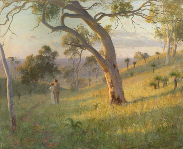 Florence Fuller A Golden Hour - Canvas Print