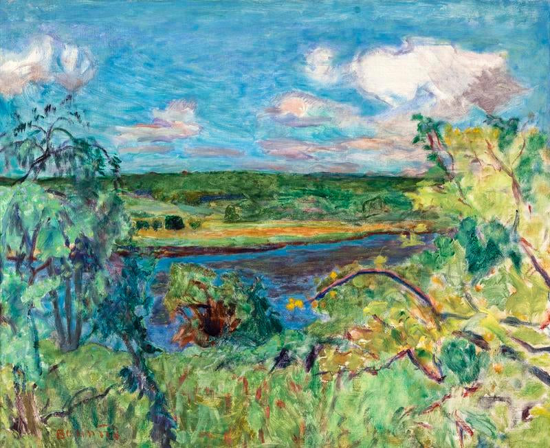 Pierre Bonnard Vernonnet - Paysage Pres de Giverny - Canvas Print