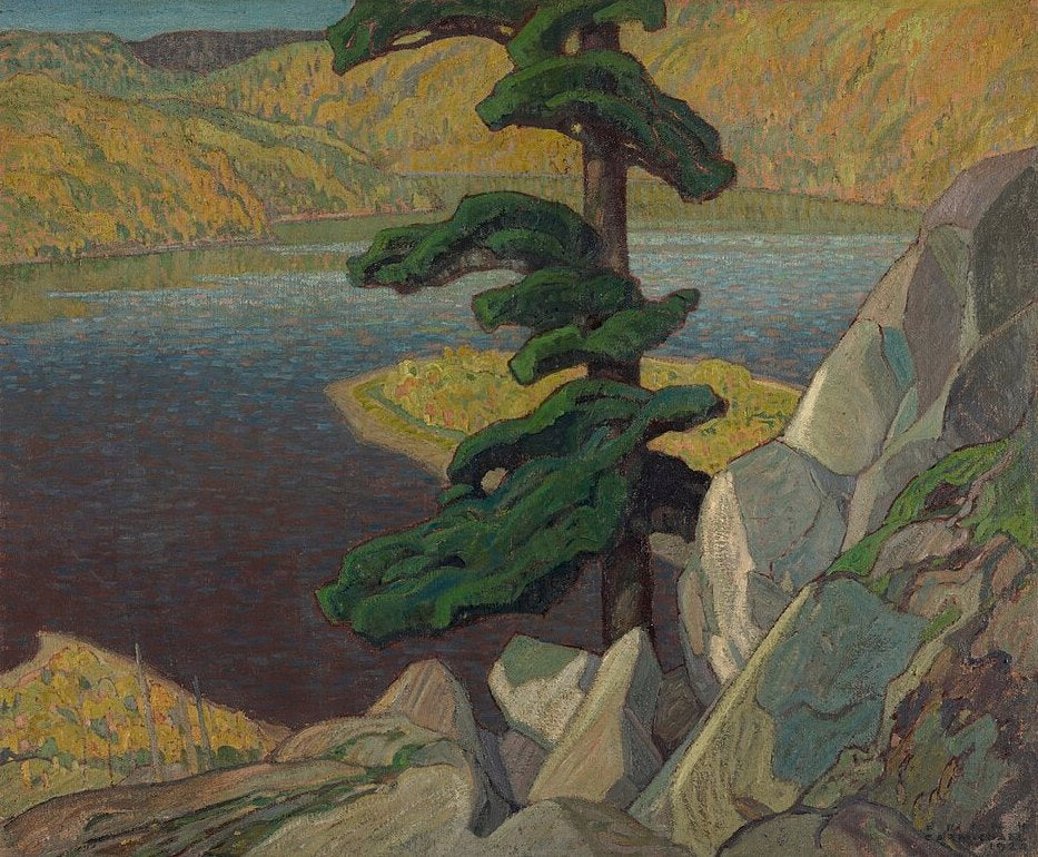 Franklin Carmichael The Upper Ottawa, near Mattawa - Canvas Print
