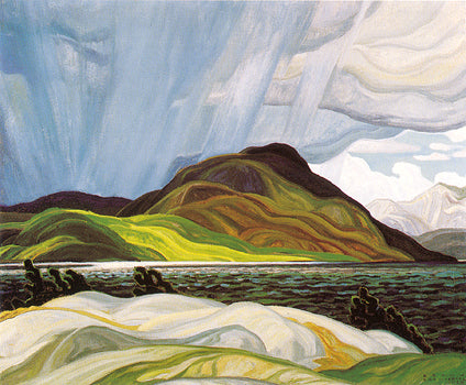 Franklin Carmichael Lake Wabagishik - Canvas Print