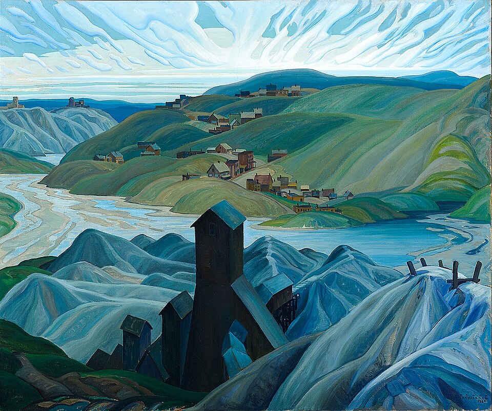 Franklin Carmichael A Northern Silver Mine - Canvas Print