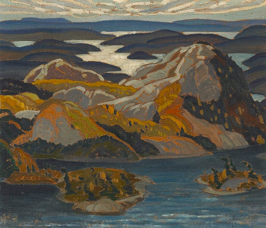 Franklin Carmichael Grace Lake - Canvas Print