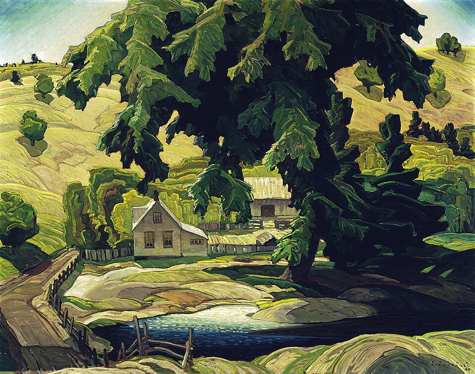 Franklin Carmichael Farm - Canvas Print