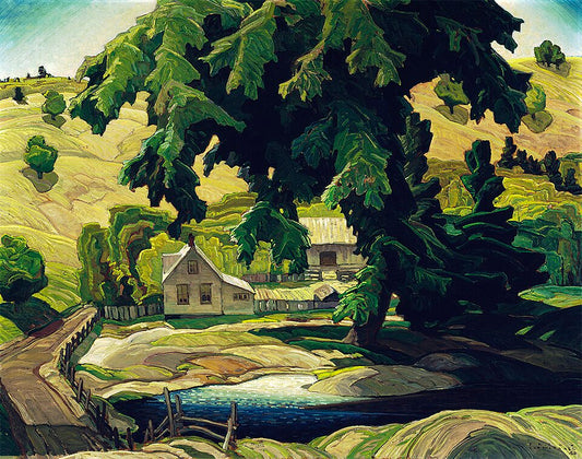 Franklin Carmichael Farm - Canvas Print