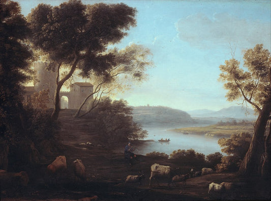 Claude Lorrain The Roman Campagna - Canvas Print