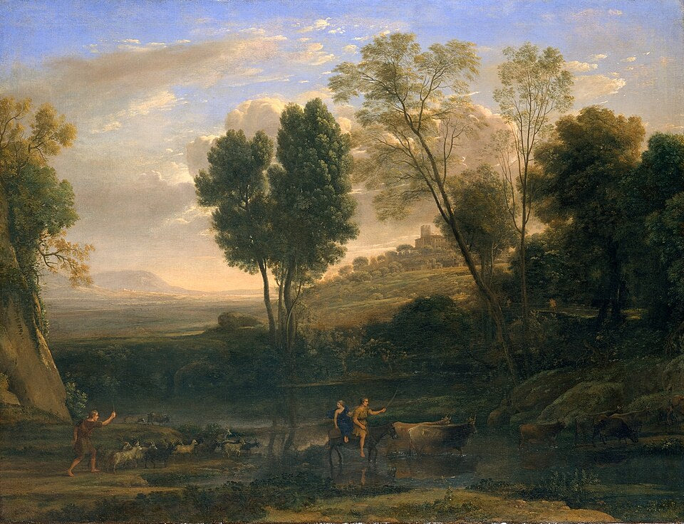 Claude Lorrain Sunrise - Canvas Print