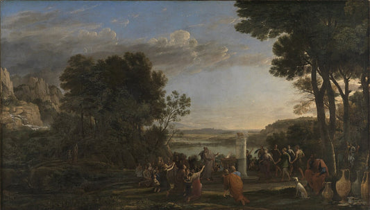 Claude Lorrain Worship of the Golden Calf - Canvas Print