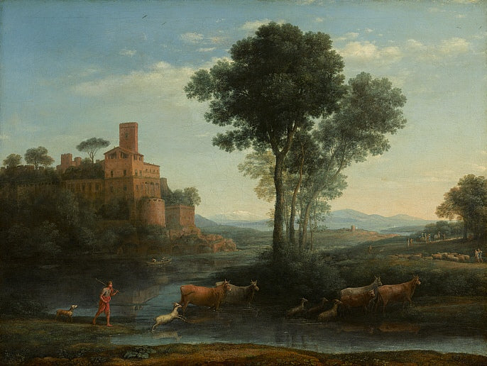 Claude Lorrain Landscape with the Voyage of Jacob - Canvas Print