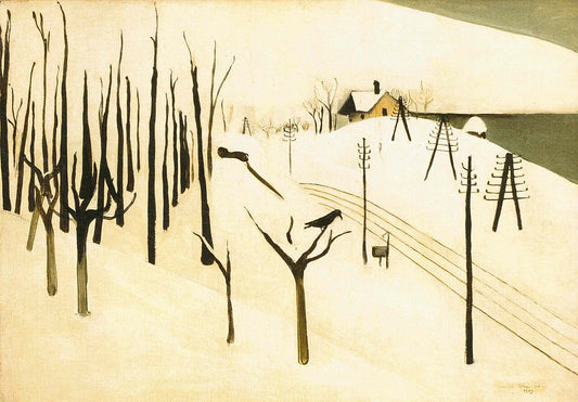Amrita Sher-Gil Winter - Canvas Print