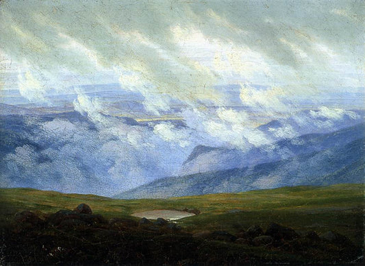 Caspar David Friedrich Drifting Clouds - Canvas Print