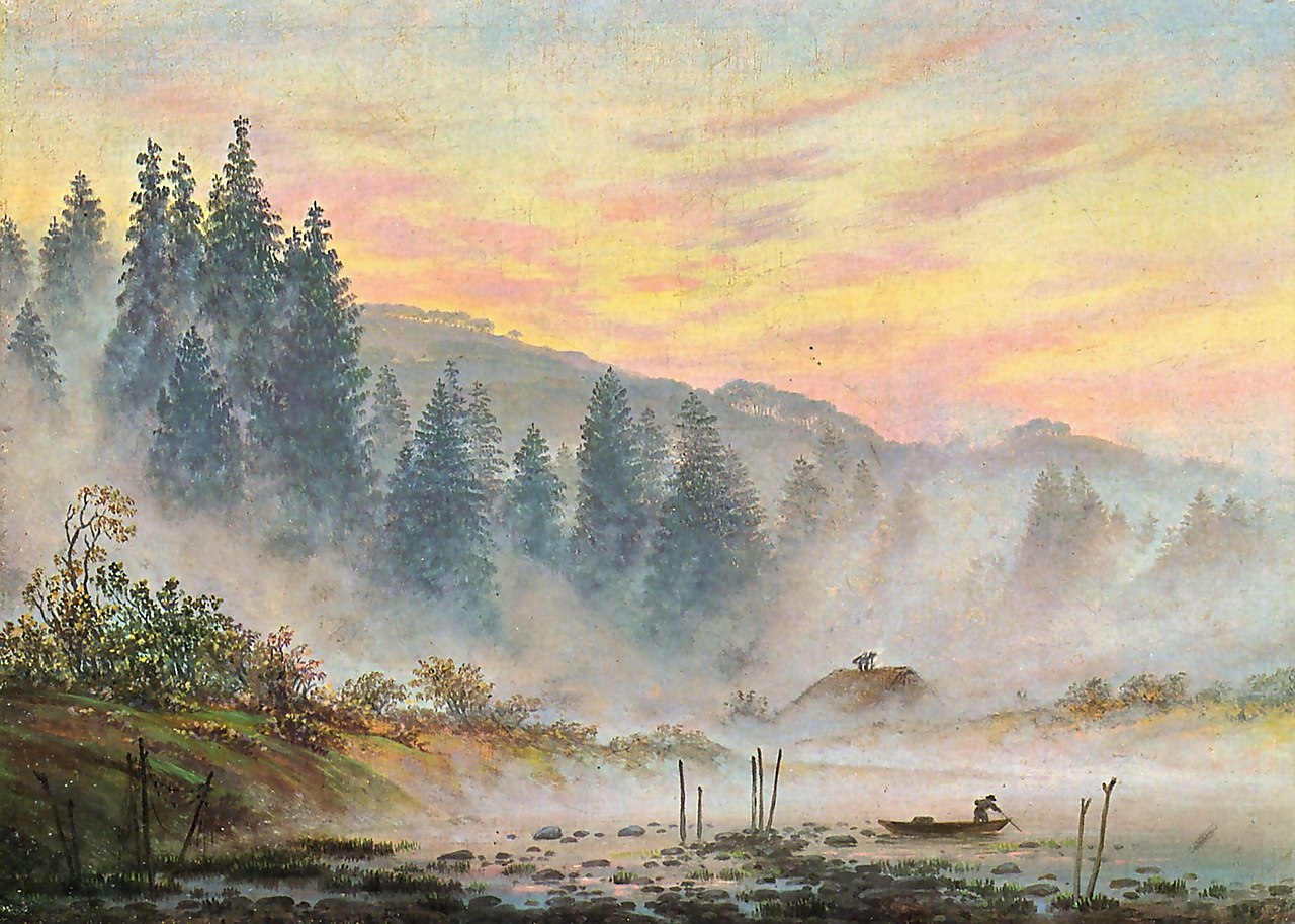Caspar David Friedrich The Morning - Canvas Print