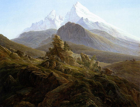 Caspar David Friedrich The Watzmann - Canvas Print