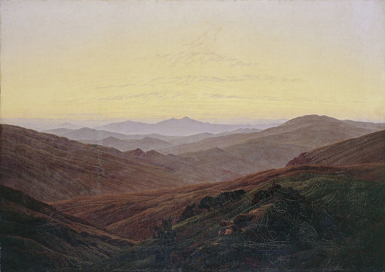 Caspar David Friedrich Giant Mountains - Canvas Print