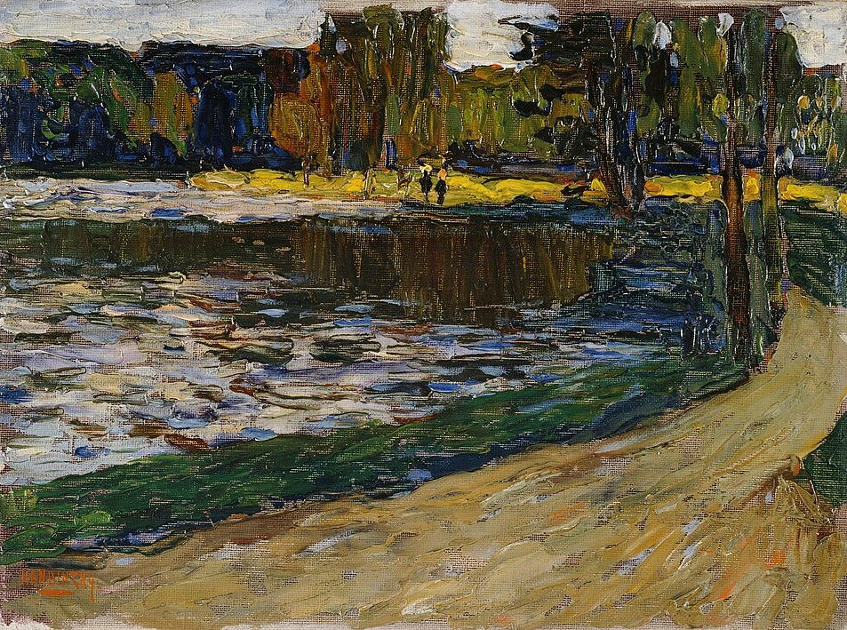 Wassily Kandinsky Munich English Garden - Canvas Print