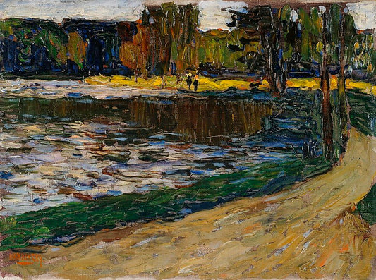 Wassily Kandinsky Munich English Garden - Canvas Print