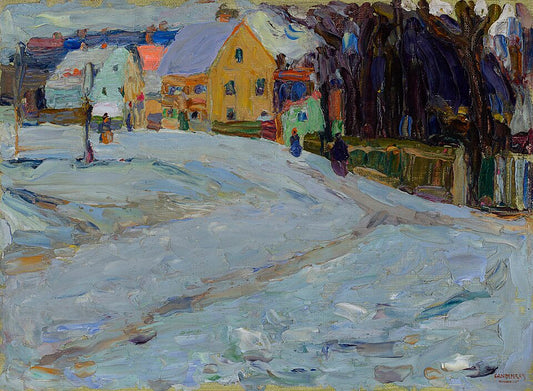 Wassily Kandinsky Schwabing – Nikolaiplatz - Canvas Print