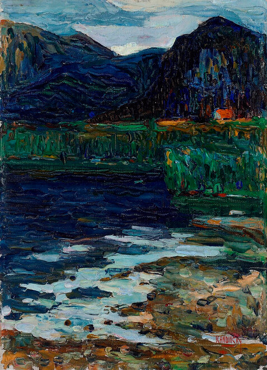 Wassily Kandinsky Kochel – Schlehdorf - Canvas Print
