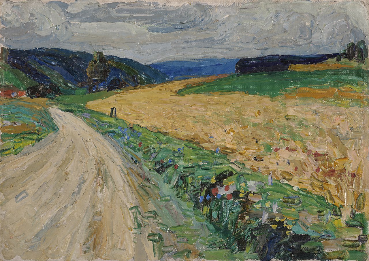 Wassily Kandinsky Kallmunz – Nature study on the Yellow Stagecoach - Canvas Print