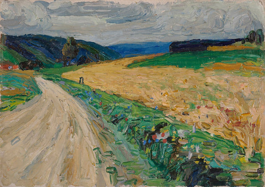 Wassily Kandinsky Kallmunz – Nature study on the Yellow Stagecoach - Canvas Print