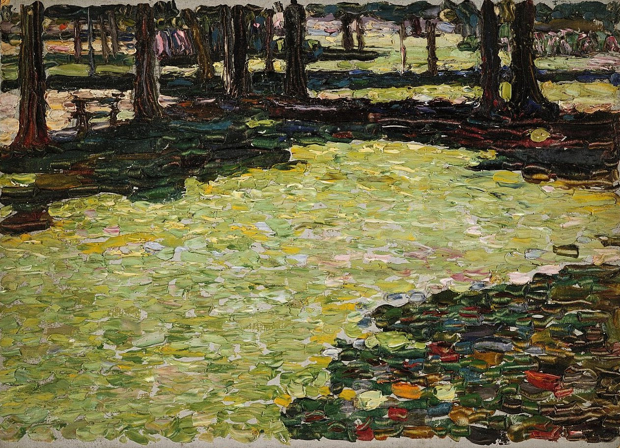Wassily Kandinsky Saint-Cloud Park - Canvas Print