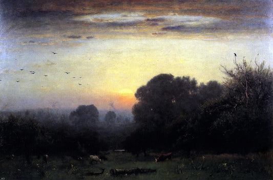  George Inness Morning - Canvas Print